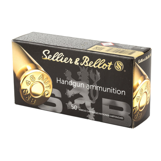 S&B 45ACP 230GR JHP 50/1000 - SB45C - Marksmans Corner