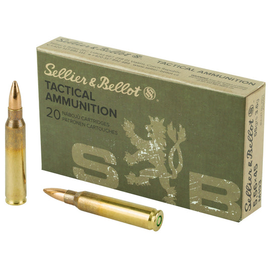 S&B 556NATO 55GR FMJ 20/1000 - SB556A - Marksmans Corner