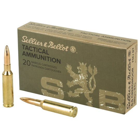 S&B 6.5CREED 140GR FMJ 20/500 - SB65A - Marksmans Corner