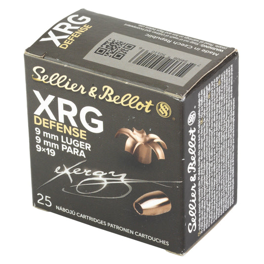 S&B 9MM 100GR XRG 25/1000 - SB9XA - Marksmans Corner