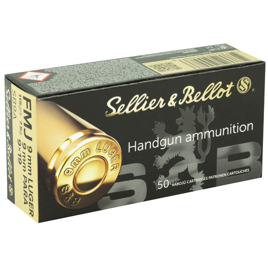 S&B 9MM 115GR FMJ 50/1000 - SB9A - Marksmans Corner