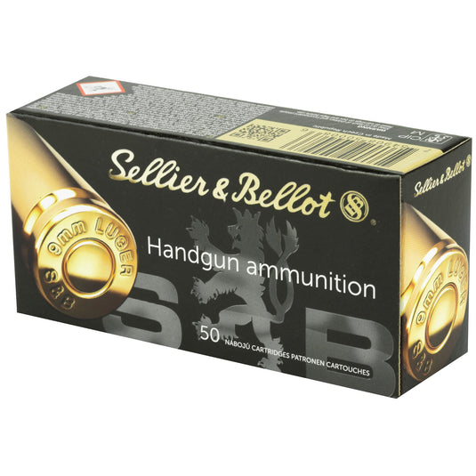 S&B 9MM 115GR FMJ 50/1000 - SB9A - Marksmans Corner