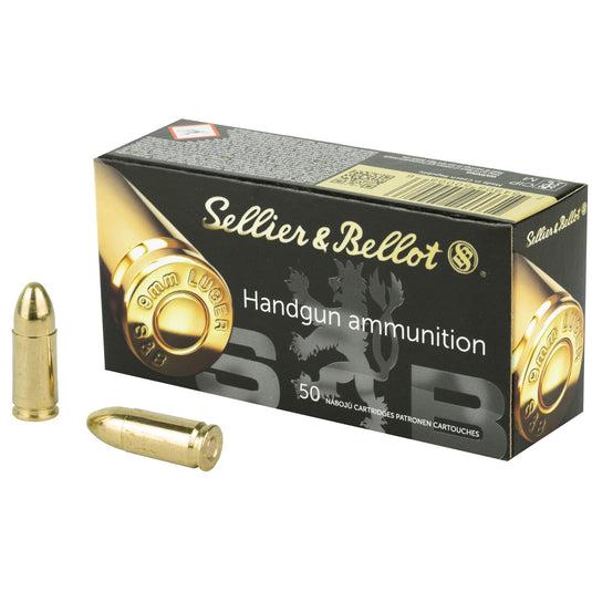 S&B 9MM 115GR FMJ 50/1000 - SB9A - Marksmans Corner