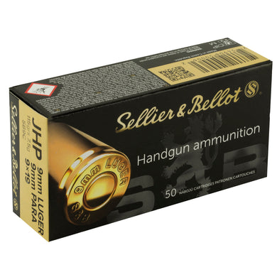 S&B 9MM 115GR JHP 50/1000 - SB9C - Marksmans Corner