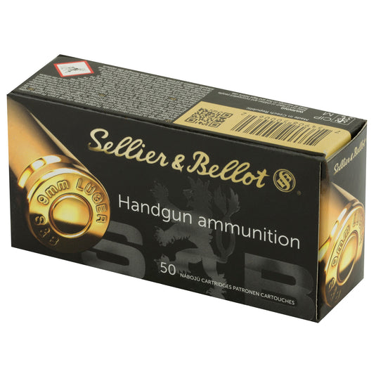 S&B 9MM 115GR JHP 50/1000 - SB9C - Marksmans Corner