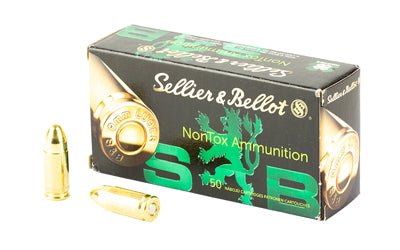 S&B NON TOX 9MM 124GR TFMJ 50/1000 - SB9NTB - Marksmans Corner