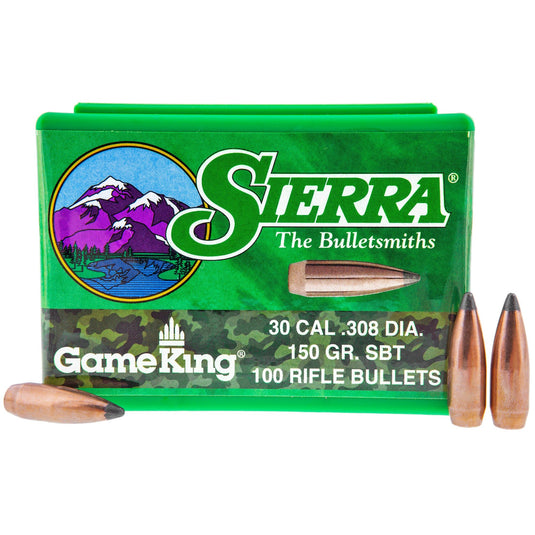 SIERRA GAMEKING .308 150GR 100CT - SIER2125 - Marksmans Corner