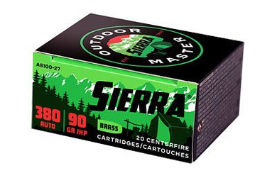 SIERRA OTDMST 380ACP 90GR JHP 20/200 - SIERA8100-27 - Marksmans Corner