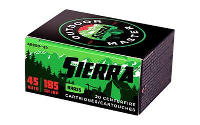 SIERRA OTDMST 45ACP 185GR JHP 20/200 - SIERA8800-29 - Marksmans Corner