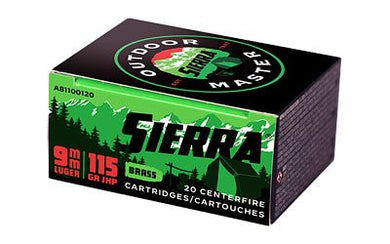 SIERRA OTDMST 9MM 115GR JHP 20/200 - SIERA81100120 - Marksmans Corner