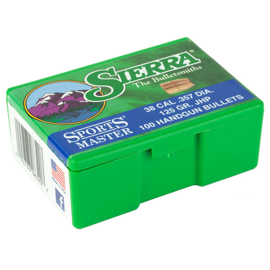 SIERRA SPORTSMASTER .38 125GR 100 CT - SIER8320 - Marksmans Corner