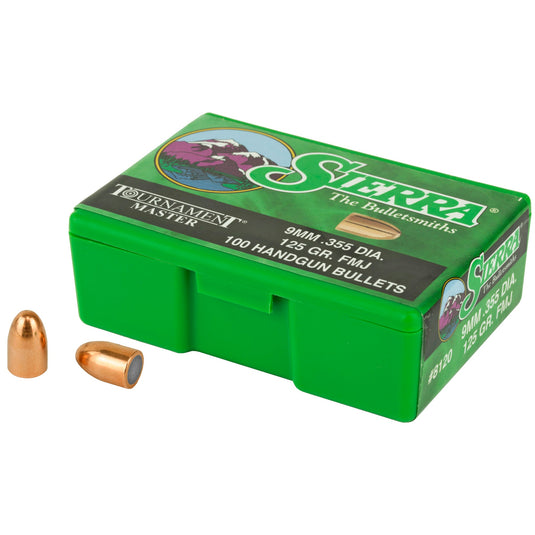 SIERRA TOURNAMENT MSTR 9MM 125GR FMJ - SIER8120 - Marksmans Corner