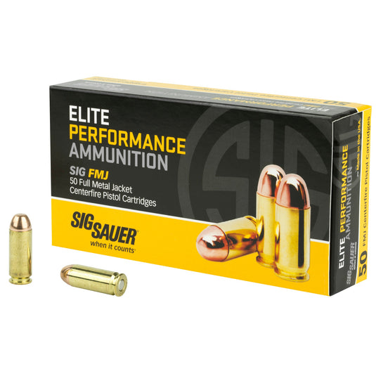 SIG AMMO 10MM 180GR FMJ 50/1000 - SGE10MB1 - Marksmans Corner