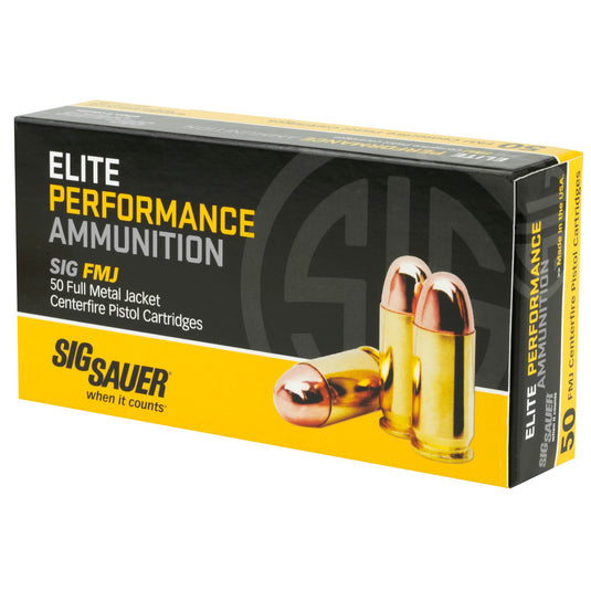 SIG AMMO 10MM 180GR FMJ 50/1000 - SGE10MB1 - Marksmans Corner