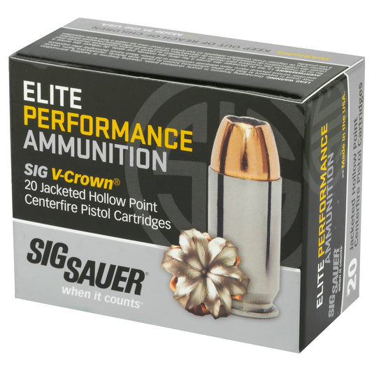 SIG AMMO 10MM 180GR JHP 20/200 - SGE10MM1 - Marksmans Corner