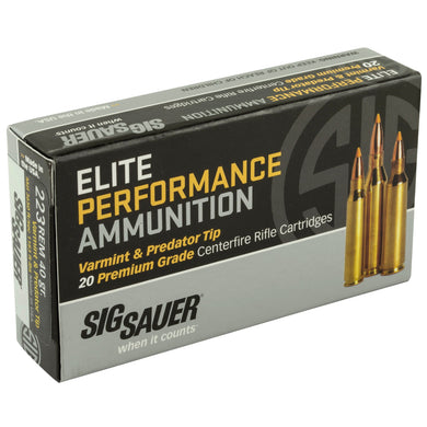 SIG AMMO 223REM 40GR V&P 20/200 - SGE223V1 - Marksmans Corner