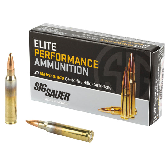 SIG AMMO 223REM 77GR OTM 20/500 - SGE223M1 - Marksmans Corner