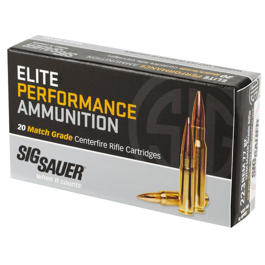 SIG AMMO 223REM 77GR OTM 20/500 - SGE223M1 - Marksmans Corner