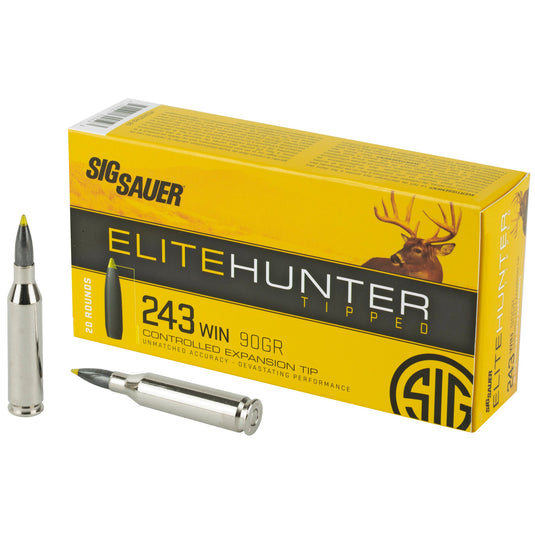 SIG AMMO 243WIN 90GR ETH 20/200 - SGE243TH2-20 - Marksmans Corner