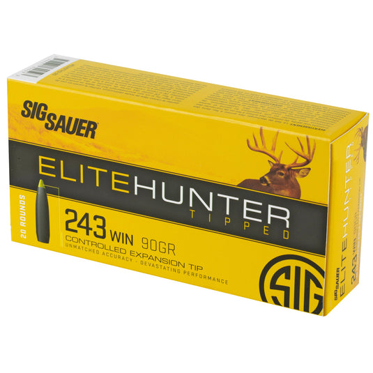 SIG AMMO 243WIN 90GR ETH 20/200 - SGE243TH2-20 - Marksmans Corner