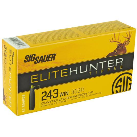 SIG AMMO 243WIN 90GR ETH 20/200 - SGE243TH2-20 - Marksmans Corner