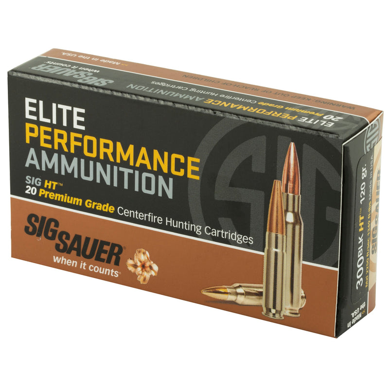 Load image into Gallery viewer, SIG AMMO 300BLK 120GR ELT HNT 20/200 - SGE300H1 - Marksmans Corner
