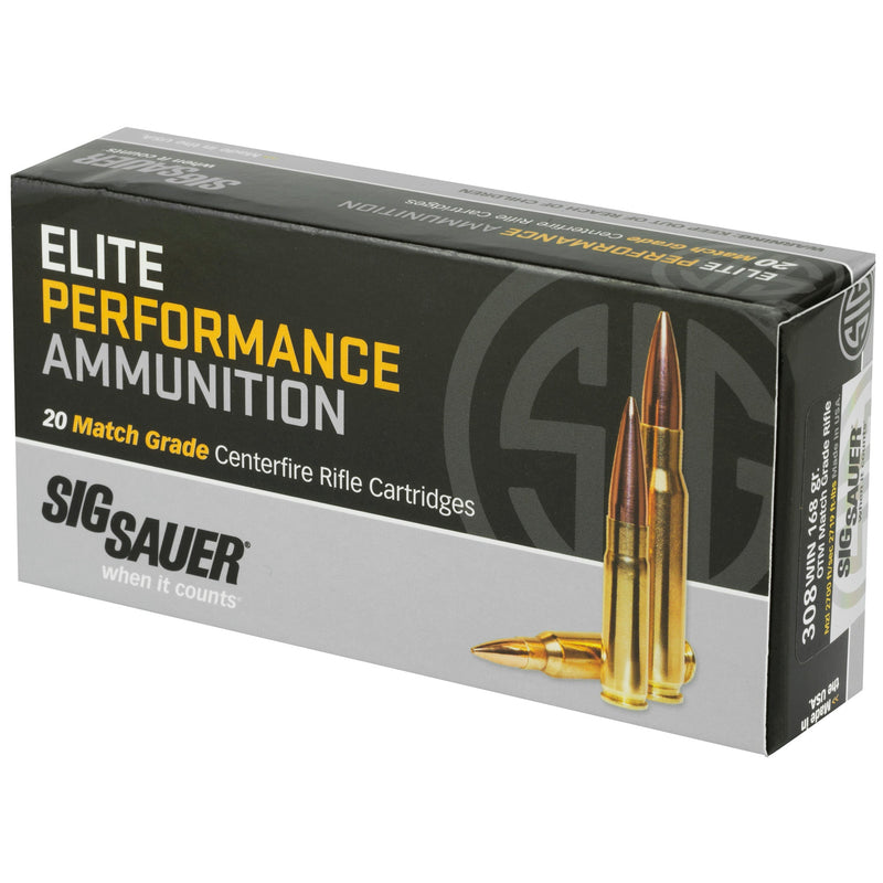 Load image into Gallery viewer, SIG AMMO 308WIN 168GR OTM 20/200 - SGE308M1 - Marksmans Corner
