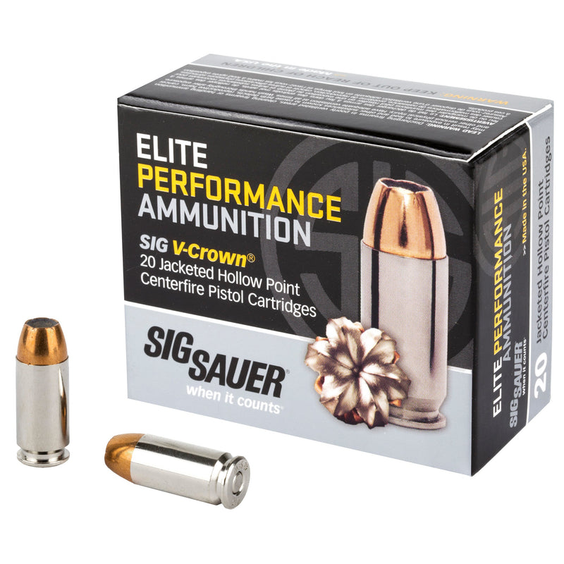 Load image into Gallery viewer, SIG AMMO 40SW 165GR JHP 20/200 - SGE40SW1 - Marksmans Corner
