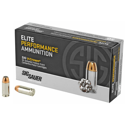 SIG AMMO 40SW 165GR JHP 50/500 - SGE40SW1-50 - Marksmans Corner