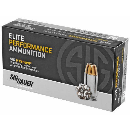 SIG AMMO 40SW 165GR JHP 50/500 - SGE40SW1-50 - Marksmans Corner