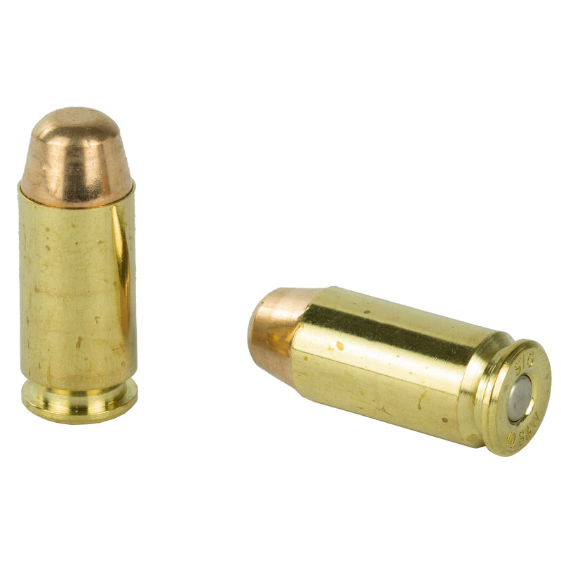 Load image into Gallery viewer, SIG AMMO 40SW 180GR FMJ 50/1000 - SGE40SB2 - Marksmans Corner
