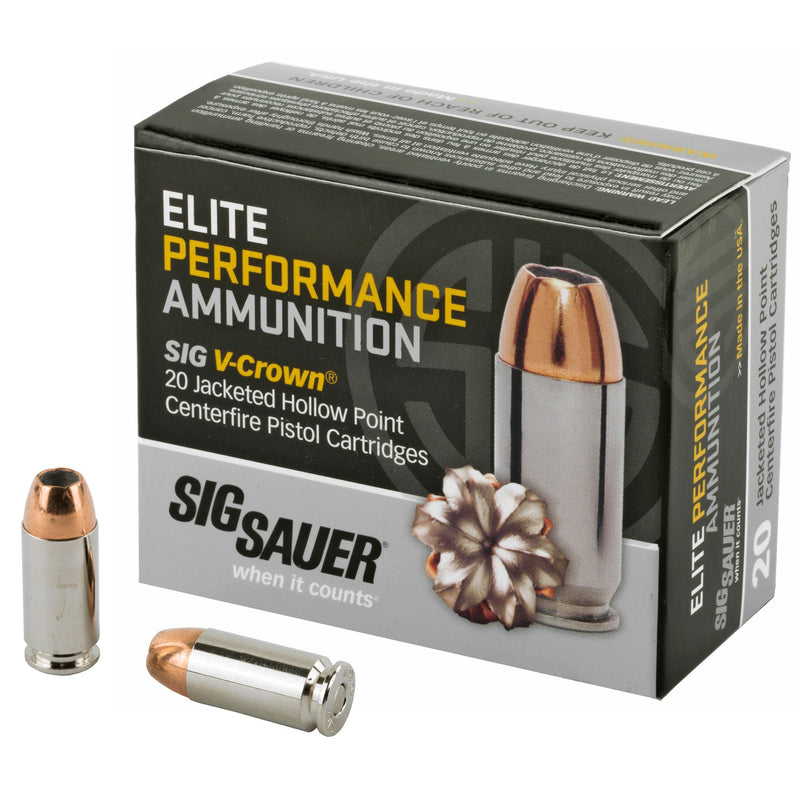 Load image into Gallery viewer, SIG AMMO 40SW 180GR JHP 20/200 - SGE40SW2 - Marksmans Corner
