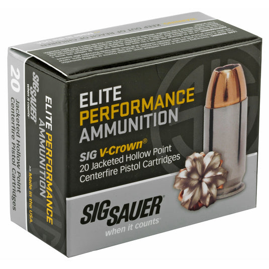 SIG AMMO 40SW 180GR JHP 20/200 - SGE40SW2 - Marksmans Corner