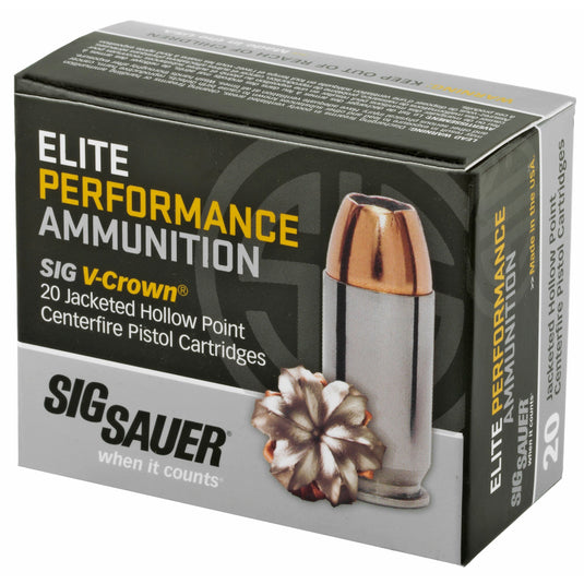 SIG AMMO 40SW 180GR JHP 20/200 - SGE40SW2 - Marksmans Corner