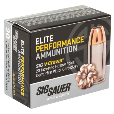 SIG AMMO 45ACP 185GR JHP 20/200 - SGE45AP0 - Marksmans Corner