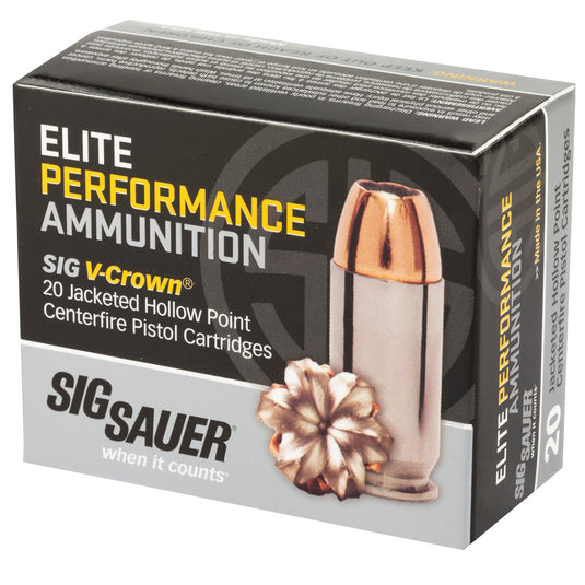 SIG AMMO 45ACP 185GR JHP 20/200 - SGE45AP0 - Marksmans Corner