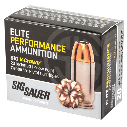 SIG AMMO 45ACP 200GR JHP 20/200 - SGE45AP1 - Marksmans Corner