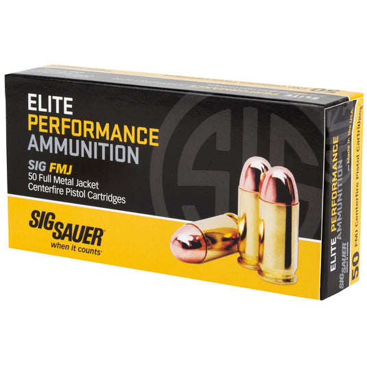 SIG AMMO 45ACP 230GR FMJ 50/1000 - SGE45BA3 - Marksmans Corner