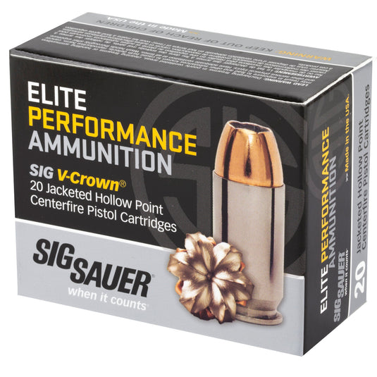 SIG AMMO 45ACP 230GR JHP 20/200 - SGE45AP2 - Marksmans Corner