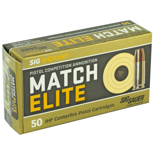 SIG AMMO 9MM 115GR JHP 50/1000 - SGE9MMA1-COMP-50 - Marksmans Corner