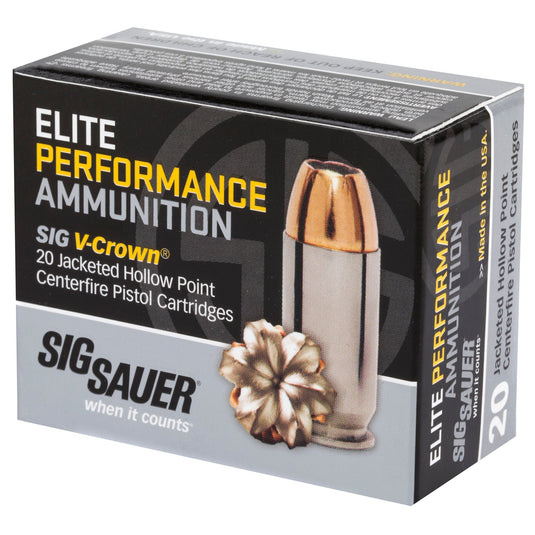 SIG AMMO 9MM 124GR JHP 20/200 - SGE9MMA2 - Marksmans Corner