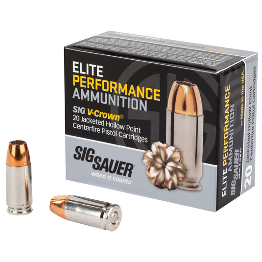 SIG AMMO 9MM 124GR JHP 20/200 - SGE9MMA2 - Marksmans Corner