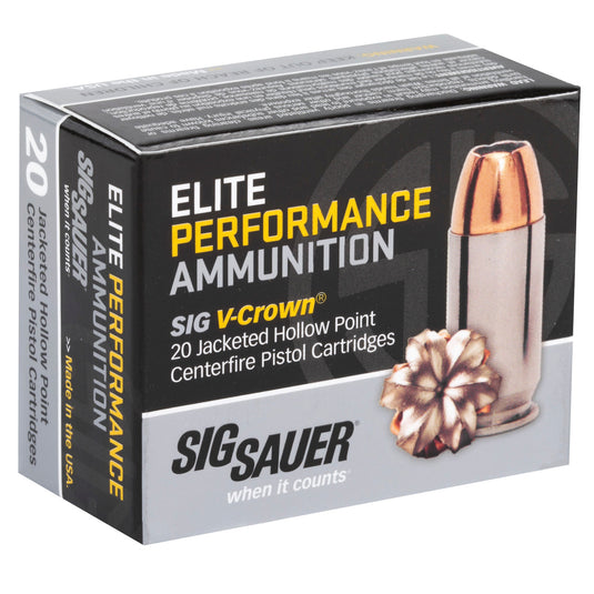 SIG AMMO 9MM 147GR JHP 20/200 - SGE9MMA3 - Marksmans Corner