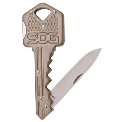 SOG KEY KNIFE BRASS 1.5 - SOGKEY102-CP - Marksmans Corner