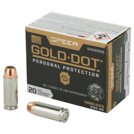 SPR GOLD DOT 10MM 200GR HP 20/200 - CCI54000GD - Marksmans Corner