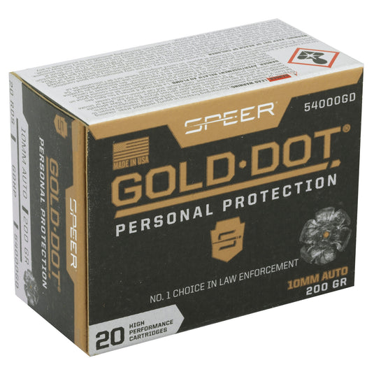 SPR GOLD DOT 10MM 200GR HP 20/200 - CCI54000GD - Marksmans Corner