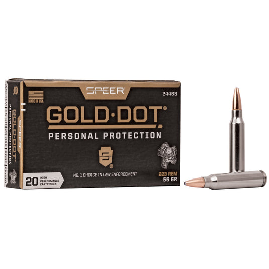 SPR GOLD DOT 223 REM 55GR HP 20/200 - CCI24468 - Marksmans Corner