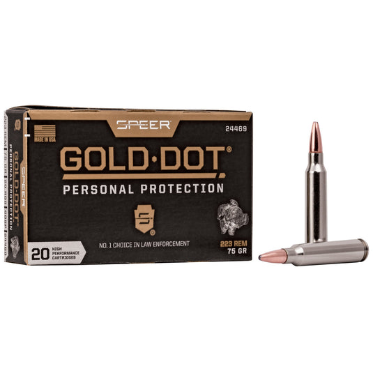 SPR GOLD DOT 223 REM 75GR HP 20/200 - CCI24469 - Marksmans Corner