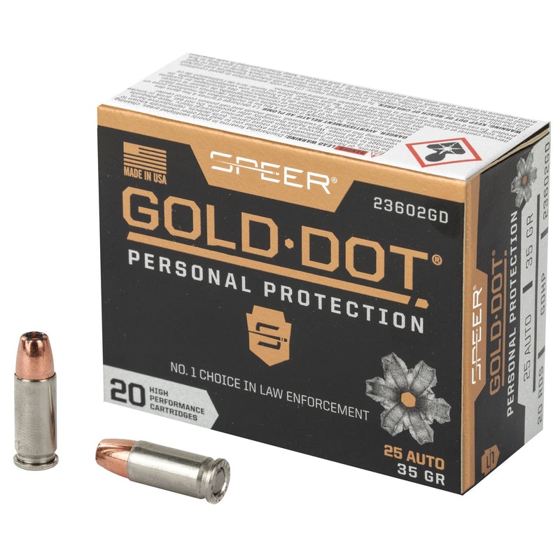 Load image into Gallery viewer, SPR GOLD DOT 25ACP 35GR HP 20/200 - CCI23602GD - Marksmans Corner
