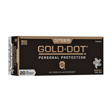 SPR GOLD DOT 300BLK 150GR HP 20/200 - CCI24462 - Marksmans Corner